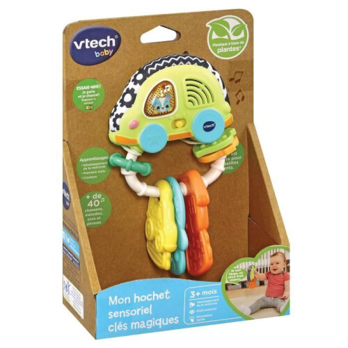 VTech Vtech Baby Magic Keys Sensory Rattle in bioplastic 2