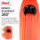 flexi TRIXIE flexi XTREME strap leash - Size L - 8m - Black and orange 5