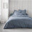 TODAY Essential fitted sheet - 140 x 190 cm - 2 people - 100% plain cotton - Denim 2