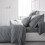 TODAY Essential fitted sheet - 140 x 190 cm - 2 people - 100% Plain cotton - Steel 2