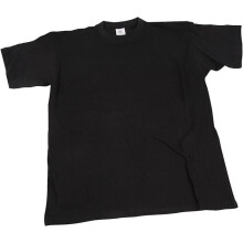 T-shirt junior - Creotime - Nero - 100% cotone - Maniche corte - Collo rotondo