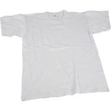 T-shirt junior - Creotime - Bianco - 100% cotone - Maniche corte - Collo rotondo