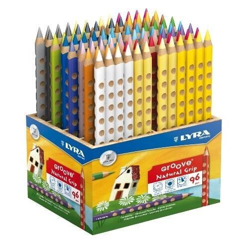 CRAYONS DE COULEUR GROOVE, MINE: 4,25 MM, 96 AS…