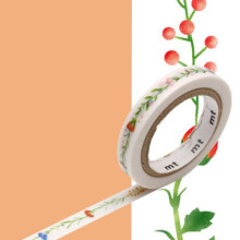 Cinta de enmascarar - Cinta de enmascarar MT EX franja flores 0,7cm x 7m