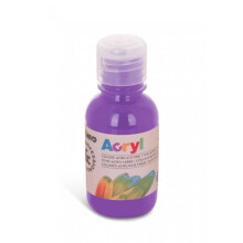Pintura acrílica - Primo - 125 ml - Violeta - Alta concentração de pigmento - Frasco com tampa dosadora