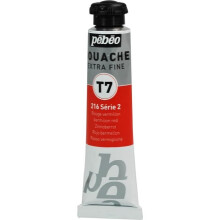 Gouache Paint - PEBEO - T7 extra fine - 20ml - VERMILION RED - Rich in pigments