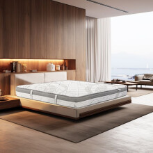 Materasso 140x200 cm, ViscoPlus, 26 cm, memory foam, rigido, indipendenza del passaggio, lato estate/inverno