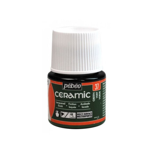 Farbe - Pébéo - Céramic - Grün - 45ml - Glänzend