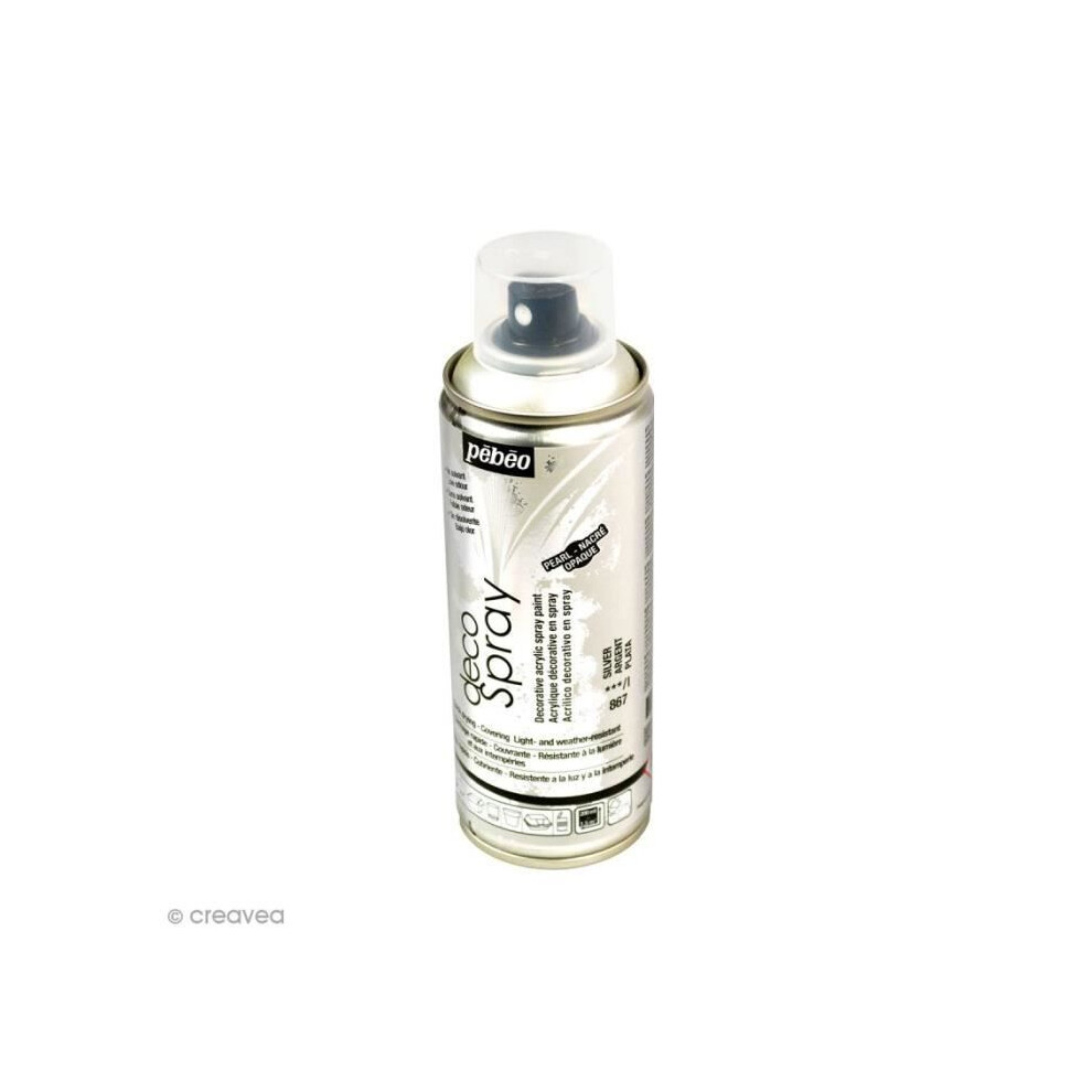 Spray Paint - Pã©Bã©O - Decospray - Silver - 200 Ml - Creative Crafts 3167860938670