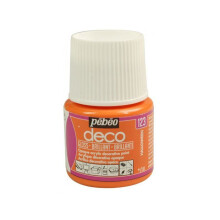 Tinta acrílica - PEBEO - Decoração - Brilhante - 45 ml - Laranja Halloween