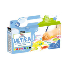 Maalaussetti - PEBEO - Ultra pestävä guassi - 7 putkea, 60mL - Sisältää siveltimen - Monivärinen