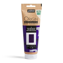 Acrylfarbe - Dunkles Kobalt-Violett - 14 - Hohe Viskosität - Pébéo - Origin Acrylfarben - 120ml