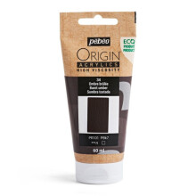 Pintura acrílica - Sombra queimada - 34 - Alta viscosidade - Pébéo - Acrílicos Origin - 60ml