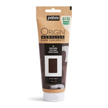 Tinta acrílica - Sombra queimada - 34 - Alta viscosidade - Pébéo - Acylics de origem - 120ml