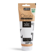 Akryyli Maalaus - Valkoinen sekoitus - 38 - Korkea viskositeetti - Pébéo - Origin akryylit - 120ml