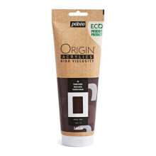 Pintura acrílica - Sombra queimada - 34 - Alta viscosidade - Pébéo - Aquarelas Origin - 240ml