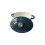 Cocotte BAUMALU 30 cm - Forma ovale - Blu verde 2