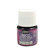 Pintura acrílica - Pébéo - P.BO Déco - Nacre violina - 45ml - Acabamento mate