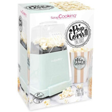 Máquina de Palomitas - SCRAPCOOKING - Retro Chic - 1200 Vatios - Palomitas Dulces y Saladas