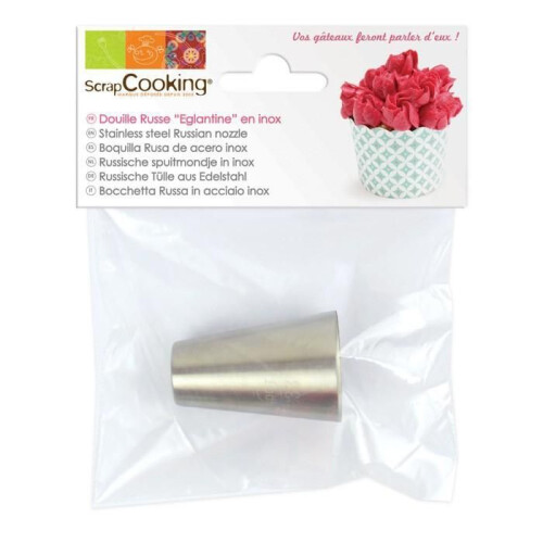Bico de confeitar russo Eglantine em inox