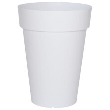 Vaso de flores - RIVIERA - Soleilla alto - H52 x D39 cm - 37L - Branco