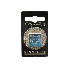 Akvarelli - Sennelier - Puolipan S1 - Indigo (308) - Korkea laatu - Yhdistetty - Aikuisille