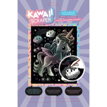 Holographic Kawaii Dreamy Unicorn Scratch and Sniff Scratch-off Board