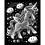 Holographischer Kawaii Einhorn Traumfänger Schaber 2