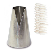 2 bicos de confeitar inox - Saint Honoré