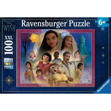 Puzzel 100 stukken XXL Het koninkrijk der wensen, Disney Wish, Vanaf 6 jaar, 12001048, Ravensburger