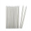 12 candele lunghe argentate - 12cm 4
