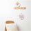 Geburtssticker-Set Herz 4