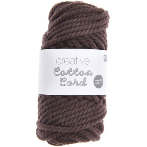 Ovillo de cuerda de algodón 25 m - Chocolate