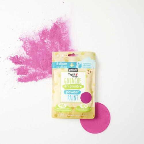 Sachet Gouache powder 100g Pink 2