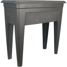 Blumenbeet/Kulturbeet/Gemüsegarten - RIVIERA - IZIGARDEN 60 - 59,50x33x73,5 cm - Grau