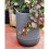 Blumentopf - RIVIERA - Granit Tulipe - D40 H57 cm - Grau 3