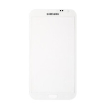 Vetro dello schermo frontale bianco + adesivo per Samsung Galaxy Note 2 N7100 N7105