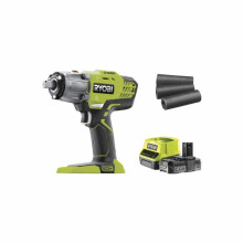 RYOBI - 18V ONE+ Impact Wrench - 3 modes - 1/2" square drive + 2 Ah battery, bag & 1/4'' adapter - R18IW3-120S
