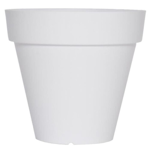 Blumentopf - RIVIERA - Soleilla rund - 49 x 45cm - Weiß 1