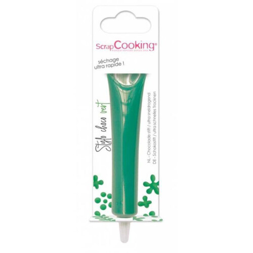 Stylo de glaçage - Choco - Vert - 25 g - Décorations gâteaux - Facile à utiliser