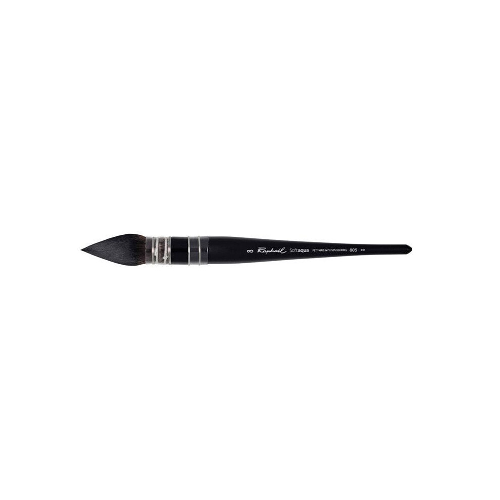 Brush - Wash - Watercolor - Softaqua - Petit-Gris - Series 805 - N8 - Raphaã«L 3046450006718