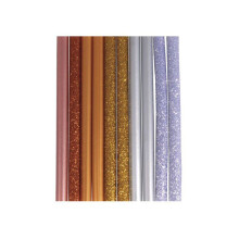10 glitter glue sticks for glue gun 10 x 0.7 cm - Silver-Gold