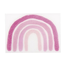 Wax motif - RAYHER - Rainbow - 7x5 cm - Pastel pink - Candle decoration