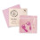 DIY-Kit - Holz-Geburtskarten mit Babyabdrücken - Rosa 3