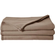 Golden Fleece Polar Blanket - Poleco - 240 x 260 cm - Color Taupe