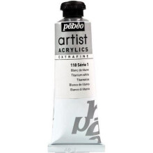 Pébéo 906118 Beaux-Arts Artiste Acrylique Extra Fine 1 Tube Blanc de Titane 37 ml