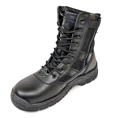 (7) Mens Tactical Safety Work Combat Boots Steel Toe Oil & Slip Resistant
