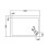 NES Home Slim 1200 x 760mm Rectangular Stone Resin Shower Tray Slate Grey 3