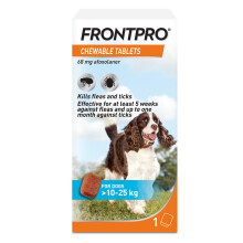 (Large Dog) FRONTPRO Chewable Flea & Tick Treatment for Dogs