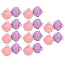 20 Stück Pink und Lila 22 mm Glöckchen für DIY-Basteln, Kleidung & Schlüsselanhänger